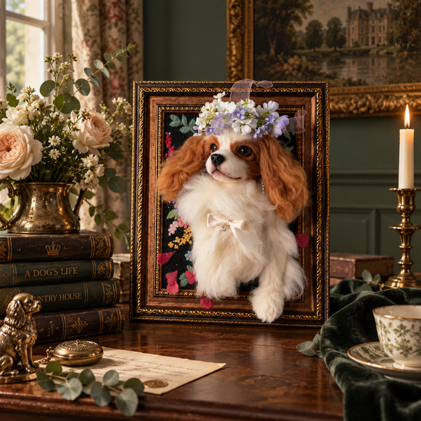 Framed Pet Portrait · Dog